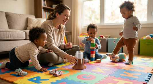 How to Enjoy a Cold Drink on the Play Mat When You're Outnumbered by Toddlers