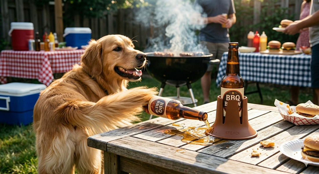 Dog vs. Beer: The Waggy Tail Menace and How to Stop It At Your BBQ