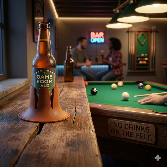 The "No Drinks on the Felt" Rule: The Crucial Man Cave Accessory You’re Missing for Your Game Room