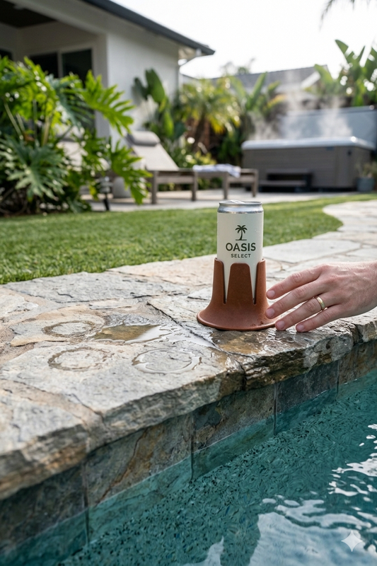 Poolside Peace of Mind: Keeping Drinks Upright on the Hot Tub Ledge