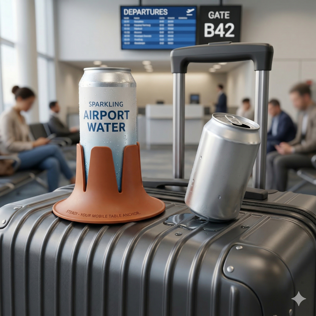 Airport Layover Survival: Why Your Carry-On is a Terrible Cup Holder (And How to Fix It)